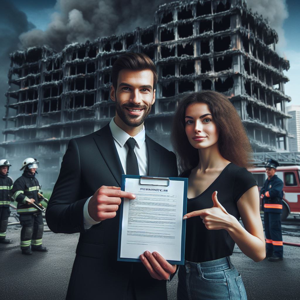 Fire insurance claim